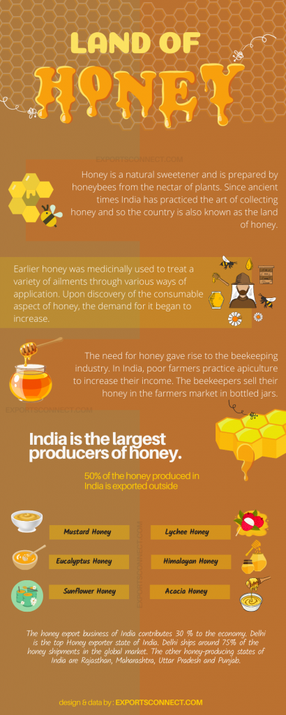 Honey Exporters India Infographics